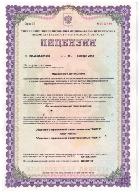 лицензия