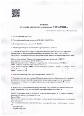 лицензия